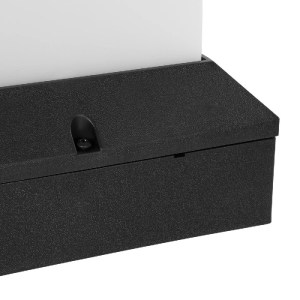 glo-203-0245-203_0245_5 GLOBOSTAR® CUBIX 203-0245 ΜΟΝΤΕΡΝΟ ΕΠΙΔΑΠΕΔΙΟ ΦΩΤΙΣΤΙΚΟ ΜΟΝΟΦΩΤΟ 1 X E27 IP44 ΜΑΥΡΟ ΠΛΑΣΤΙΚΟ - Μ22.5 X Π22.5 X Υ25CM