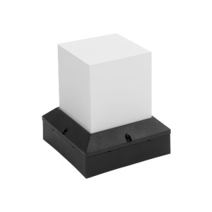 glo-203-0245-a0578c_203_0245_0 GLOBOSTAR® CUBIX 203-0245 ΜΟΝΤΕΡΝΟ ΕΠΙΔΑΠΕΔΙΟ ΦΩΤΙΣΤΙΚΟ ΜΟΝΟΦΩΤΟ 1 X E27 IP44 ΜΑΥΡΟ ΠΛΑΣΤΙΚΟ - Μ22.5 X Π22.5 X Υ25CM