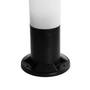 glo-203-0246-203_0246_6 GLOBOSTAR® GARDENIO 203-0246 ΜΟΝΤΕΡΝΟ ΕΠΙΔΑΠΕΔΙΟ ΦΩΤΙΣΤΙΚΟ ΚΟΛΩΝΑΚΙ ΚΗΠΟΥ ΜΟΝΟΦΩΤΟ 1 X E27 IP44 ΜΑΥΡΟ ΠΛΑΣΤΙΚΟ - Μ15 X Π15 X Υ32CM