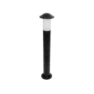 glo-203-0247-4a11df_203_0247_0 GLOBOSTAR® GARDENIO 203-0247 ΜΟΝΤΕΡΝΟ ΕΠΙΔΑΠΕΔΙΟ ΦΩΤΙΣΤΙΚΟ ΚΟΛΩΝΑΚΙ ΚΗΠΟΥ ΜΟΝΟΦΩΤΟ 1 X E27 IP44 ΜΑΥΡΟ ΠΛΑΣΤΙΚΟ - Μ15 X Π15 X Υ85CM