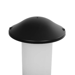 glo-203-0248-203_0248_5 GLOBOSTAR® GARDENIO 203-0248 ΜΟΝΤΕΡΝΟ ΕΠΙΔΑΠΕΔΙΟ ΦΩΤΙΣΤΙΚΟ ΚΟΛΩΝΑΚΙ ΚΗΠΟΥ ΜΟΝΟΦΩΤΟ 1 X E27 IP44 ΜΑΥΡΟ ΠΛΑΣΤΙΚΟ - Μ15 X Π15 X Υ57CM
