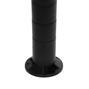 glo-203-0248-203_0248_6 GLOBOSTAR® GARDENIO 203-0248 ΜΟΝΤΕΡΝΟ ΕΠΙΔΑΠΕΔΙΟ ΦΩΤΙΣΤΙΚΟ ΚΟΛΩΝΑΚΙ ΚΗΠΟΥ ΜΟΝΟΦΩΤΟ 1 X E27 IP44 ΜΑΥΡΟ ΠΛΑΣΤΙΚΟ - Μ15 X Π15 X Υ57CM