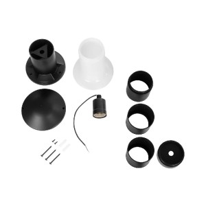 glo-203-0248-203_0248_7 GLOBOSTAR® GARDENIO 203-0248 ΜΟΝΤΕΡΝΟ ΕΠΙΔΑΠΕΔΙΟ ΦΩΤΙΣΤΙΚΟ ΚΟΛΩΝΑΚΙ ΚΗΠΟΥ ΜΟΝΟΦΩΤΟ 1 X E27 IP44 ΜΑΥΡΟ ΠΛΑΣΤΙΚΟ - Μ15 X Π15 X Υ57CM