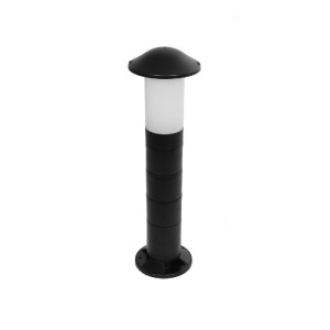 glo-203-0248-3f37c4_203_0248_0 GLOBOSTAR® GARDENIO 203-0248 ΜΟΝΤΕΡΝΟ ΕΠΙΔΑΠΕΔΙΟ ΦΩΤΙΣΤΙΚΟ ΚΟΛΩΝΑΚΙ ΚΗΠΟΥ ΜΟΝΟΦΩΤΟ 1 X E27 IP44 ΜΑΥΡΟ ΠΛΑΣΤΙΚΟ - Μ15 X Π15 X Υ57CM