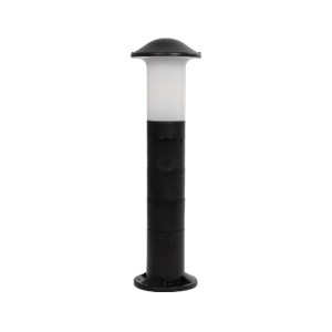glo-203-0248-c108e2_203_0248_3 GLOBOSTAR® GARDENIO 203-0248 ΜΟΝΤΕΡΝΟ ΕΠΙΔΑΠΕΔΙΟ ΦΩΤΙΣΤΙΚΟ ΚΟΛΩΝΑΚΙ ΚΗΠΟΥ ΜΟΝΟΦΩΤΟ 1 X E27 IP44 ΜΑΥΡΟ ΠΛΑΣΤΙΚΟ - Μ15 X Π15 X Υ57CM