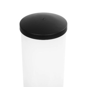 glo-203-0249-203_0249_5 GLOBOSTAR® GARDENIO 203-0249 ΜΟΝΤΕΡΝΟ ΕΠΙΔΑΠΕΔΙΟ ΦΩΤΙΣΤΙΚΟ ΚΟΛΩΝΑΚΙ ΚΗΠΟΥ ΜΟΝΟΦΩΤΟ 1 X E27 IP44 ΜΑΥΡΟ ΠΛΑΣΤΙΚΟ - Μ15 X Π15 X Υ31CM