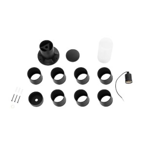 glo-203-0250-203_0250_7 GLOBOSTAR® GARDENIO 203-0250 ΜΟΝΤΕΡΝΟ ΕΠΙΔΑΠΕΔΙΟ ΦΩΤΙΣΤΙΚΟ ΚΟΛΩΝΑΚΙ ΚΗΠΟΥ ΜΟΝΟΦΩΤΟ 1 X E27 IP44 ΜΑΥΡΟ ΠΛΑΣΤΙΚΟ - Μ15 X Π15 X Υ84CM