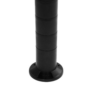glo-203-0251-203_0251_6 GLOBOSTAR® GARDENIO 203-0251 ΜΟΝΤΕΡΝΟ ΕΠΙΔΑΠΕΔΙΟ ΦΩΤΙΣΤΙΚΟ ΚΟΛΩΝΑΚΙ ΚΗΠΟΥ ΜΟΝΟΦΩΤΟ 1 X E27 IP44 ΜΑΥΡΟ ΠΛΑΣΤΙΚΟ - Μ15 X Π15 X Υ56CM