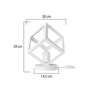 glo-203-0273-203_0273_3.webp GLOBOSTAR® DISE 203-0273 ΜΟΝΤΕΡΝΟ EΠΙΤΡΑΠΕΖΙΟ ΦΩΤΙΣΤΙΚΟ ΜΟΝΟΦΩΤΟ 1 X E27 IP20 ΛΕΥΚΟ ΠΛΑΣΤΙ