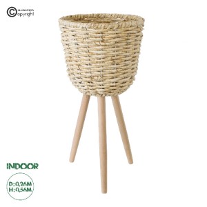 glo-20300-20300_0 GLOBOSTAR® ARTIFICIAL GARDEN LIMNOS 20300 ΔΙΑΚΟΣΜΗΤΙΚΟ ΠΛΕΚΤΟ ΚΑΛΑΘΙ - ΚΑΣΠΩ ΓΛΑΣΤΡΑ - FLO