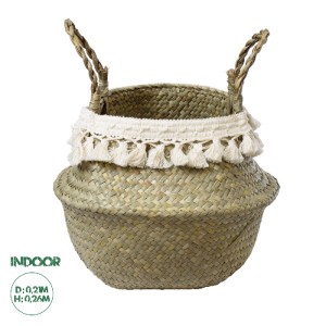 glo-20307-20307_00 GLOBOSTAR® ARTIFICIAL GARDEN MILOS 20307 ΔΙΑΚΟΣΜΗΤΙΚΟ ΨΑΘΙΝΟ ΚΑΛΑΘΙ - ΚΑΣΠΩ ΓΛΑΣΤΡΑ - FLOW