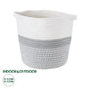 glo-20319-20319_0 GLOBOSTAR® ARTIFICIAL GARDEN POSITANO 20319 ΔΙΑΚΟΣΜΗΤΙΚΟ ΠΛΕΚΤΟ ΚΑΛΑΘΙ - ΚΑΣΠΩ ΓΛΑΣΤΡΑ - F