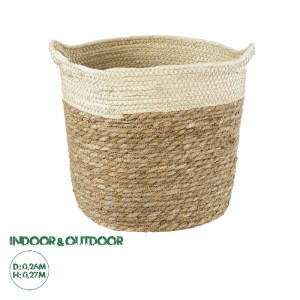 glo-20330-20330_0 GLOBOSTAR® ARTIFICIAL GARDEN KALYMNOS 20330 ΔΙΑΚΟΣΜΗΤΙΚΟ ΠΛΕΚΤΟ ΚΑΛΑΘΙ - ΚΑΣΠΩ ΓΛΑΣΤΡΑ - F