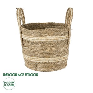 glo-20333-20333_0 GLOBOSTAR® ARTIFICIAL GARDEN NAXOS 20333 ΔΙΑΚΟΣΜΗΤΙΚΟ ΠΛΕΚΤΟ ΚΑΛΑΘΙ - ΚΑΣΠΩ ΓΛΑΣΤΡΑ - FLOW