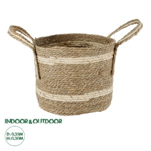 glo-20334-20334_0 GLOBOSTAR® ARTIFICIAL GARDEN NAXOS 20334 ΔΙΑΚΟΣΜΗΤΙΚΟ ΠΛΕΚΤΟ ΚΑΛΑΘΙ - ΚΑΣΠΩ ΓΛΑΣΤΡΑ - FLOW