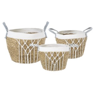 glo-20335-20335_2 GLOBOSTAR® ARTIFICIAL GARDEN SARDINIA 20335 ΣΕΤ 3 ΔΙΑΚΟΣΜΗΤΙΚΑ ΠΛΕΚΤΑ ΚΑΛΑΘΙΑ - ΚΑΣΠΩ ΓΛΑΣ