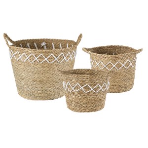 glo-20336-20336_2 GLOBOSTAR® ARTIFICIAL GARDEN ZAKYNTHOS 20336 ΣΕΤ 3 ΔΙΑΚΟΣΜΗΤΙΚΑ ΠΛΕΚΤΑ ΚΑΛΑΘΙΑ - ΚΑΣΠΩ ΓΛΑ