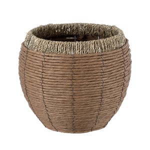 glo-20337-20337_2 GLOBOSTAR® ARTIFICIAL GARDEN AMORGOS 20337 ΔΙΑΚΟΣΜΗΤΙΚΟ ΠΛΕΚΤΟ ΚΑΛΑΘΙ - ΚΑΣΠΩ ΓΛΑΣΤΡΑ - FL