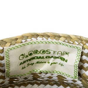 glo-20338-20338_7 GLOBOSTAR® ARTIFICIAL GARDEN SYMI 20338 ΔΙΑΚΟΣΜΗΤΙΚΟ ΨΑΘΙΝΟ ΚΑΛΑΘΙ - ΚΑΣΠΩ ΓΛΑΣΤΡΑ - FLOWE
