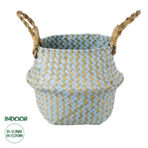 glo-20340-20340_00 GLOBOSTAR® ARTIFICIAL GARDEN SKYROS 20340 ΔΙΑΚΟΣΜΗΤΙΚΟ ΨΑΘΙΝΟ ΚΑΛΑΘΙ - ΚΑΣΠΩ ΓΛΑΣΤΡΑ - FLO