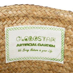 glo-20343-20343_6 GLOBOSTAR® ARTIFICIAL GARDEN CECILIA 20343 ΔΙΑΚΟΣΜΗΤΙΚΟ ΨΑΘΙΝΟ ΚΑΛΑΘΙ - ΚΑΣΠΩ ΓΛΑΣΤΡΑ - FL
