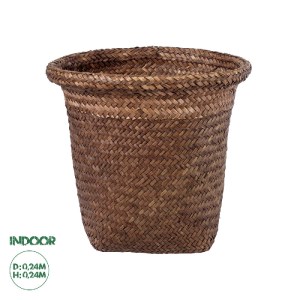 glo-20345-20345_00 GLOBOSTAR® ARTIFICIAL GARDEN SKIATHOS 20345 ΔΙΑΚΟΣΜΗΤΙΚΟ ΨΑΘΙΝΟ ΚΑΛΑΘΙ - ΚΑΣΠΩ ΓΛΑΣΤΡΑ - F