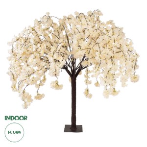 glo-20358-20358_0 GLOBOSTAR® ARTIFICIAL GARDEN SALMON CHERRY BLOSSOM TREE 20358 ΤΕΧΝΗΤΟ ΔΙΑΚΟΣΜΗΤΙΚΟ ΔΕΝΤΡΟ 