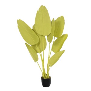 glo-20367-20367_02 GLOBOSTAR® ARTIFICIAL GARDEN YELLOW STRELITZIA 20367 ΤΕΧΝΗΤΟ ΔΙΑΚΟΣΜΗΤΙΚΟ ΦΥΤΟ ΚΙΤΡΙΝΗ ΣΤΕΡΛΙΤΣΙΑ Υ120CM