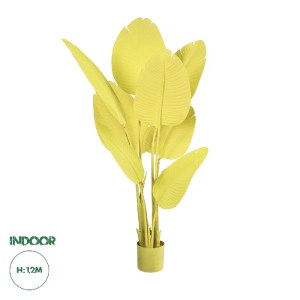 glo-20367-20367_0 GLOBOSTAR® ARTIFICIAL GARDEN YELLOW STRELITZIA 20367 ΤΕΧΝΗΤΟ ΔΙΑΚΟΣΜΗΤΙΚΟ ΦΥΤΟ ΚΙΤΡΙΝΗ ΣΤΕ