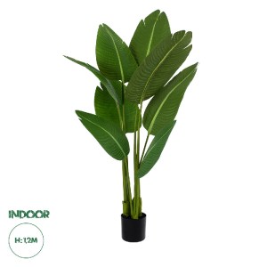 glo-20369-20369_0 GLOBOSTAR® ARTIFICIAL GARDEN GREEN STRELITZIA 20369 ΤΕΧΝΗΤΟ ΔΙΑΚΟΣΜΗΤΙΚΟ ΦΥΤΟ ΠΡΑΣΙΝΗ ΣΤΕΡ