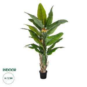 glo-20381-20381_0 GLOBOSTAR® ARTIFICIAL GARDEN BANANA STRELITZIA REGINAE 20381 - ΤΕΧΝΗΤΟ ΔΙΑΚΟΣΜΗΤΙΚΟ ΦΥΤΟ  