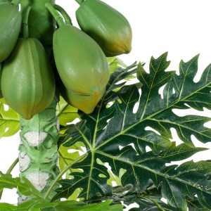 glo-20383-20383_3 GLOBOSTAR® ARTIFICIAL GARDEN PAPAYA TREE 20383 ΤΕΧΝΗΤΟ ΔΙΑΚΟΣΜΗΤΙΚΟ ΦΥΤΟ  ΠΑΠΑΓΙΑ Υ270CM