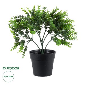 glo-20392-20392_0 GLOBOSTAR® ARTIFICIAL GARDEN EUCALYPTUS 20392 ΤΕΧΝΗΤΟ ΔΙΑΚΟΣΜΗΤΙΚΟ ΦΥΤΟ ΕΥΚΑΛΥΠΤΟΣ Υ30CM