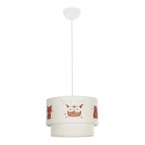 glo-204-0001-204_0001_3 GLOBOSTAR® OWL 204-0001 ΠΑΙΔΙΚΟ ΚΡΕΜΑΣΤΟ ΦΩΤΙΣΤΙΚΟ ΦΙΓΟΥΡΑ ΜΟΝΟΦΩΤΟ 1 X E27 IP20 ΛΕΥΚΟ ΥΦΑΣΜΑ - Μ30 X Π30 X Υ70CM