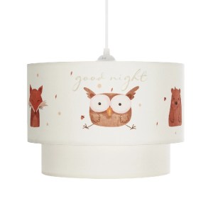 glo-204-0001-204_0001_4 GLOBOSTAR® OWL 204-0001 ΠΑΙΔΙΚΟ ΚΡΕΜΑΣΤΟ ΦΩΤΙΣΤΙΚΟ ΦΙΓΟΥΡΑ ΜΟΝΟΦΩΤΟ 1 X E27 IP20 ΛΕΥΚΟ ΥΦΑΣΜΑ - Μ30 X Π30 X Υ70CM