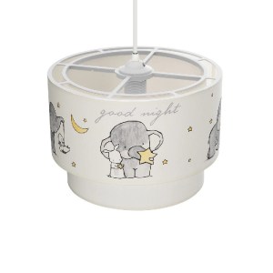 glo-204-0002-204_0002_6 GLOBOSTAR® ELEPHANT 204-0002 ΠΑΙΔΙΚΟ ΚΡΕΜΑΣΤΟ ΦΩΤΙΣΤΙΚΟ ΦΙΓΟΥΡΑ ΜΟΝΟΦΩΤΟ 1 X E27 IP20 ΛΕΥΚΟ ΥΦΑΣΜΑ - Μ30 X Π30 X Υ70CM