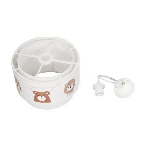 glo-204-0003-204_0003_11 GLOBOSTAR® BEAR 204-0003 ΠΑΙΔΙΚΟ ΚΡΕΜΑΣΤΟ ΦΩΤΙΣΤΙΚΟ ΦΙΓΟΥΡΑ ΜΟΝΟΦΩΤΟ 1 X E27 IP20 ΛΕΥΚΟ ΥΦΑΣΜΑ - Μ30 X Π30 X Υ70CM