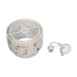 glo-204-0004-204_0004_11 GLOBOSTAR® BALLOON 204-0004 ΠΑΙΔΙΚΟ ΚΡΕΜΑΣΤΟ ΦΩΤΙΣΤΙΚΟ ΦΙΓΟΥΡΑ ΜΟΝΟΦΩΤΟ 1 X E27 IP20 ΛΕΥΚΟ ΥΦΑΣΜΑ - Μ30 X Π30 X Υ70CM