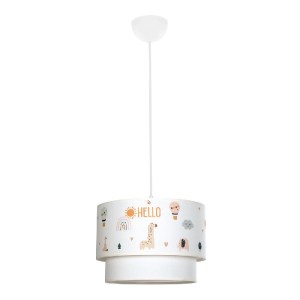 glo-204-0004-204_0004_3 GLOBOSTAR® BALLOON 204-0004 ΠΑΙΔΙΚΟ ΚΡΕΜΑΣΤΟ ΦΩΤΙΣΤΙΚΟ ΦΙΓΟΥΡΑ ΜΟΝΟΦΩΤΟ 1 X E27 IP20 ΛΕΥΚΟ ΥΦΑΣΜΑ - Μ30 X Π30 X Υ70CM