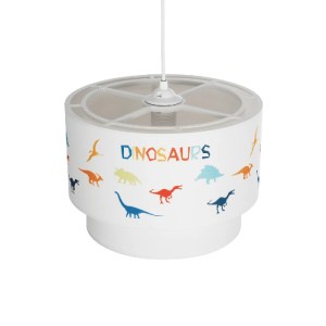 glo-204-0006-204_0006_6 GLOBOSTAR® DINO 204-0006 ΠΑΙΔΙΚΟ ΚΡΕΜΑΣΤΟ ΦΩΤΙΣΤΙΚΟ ΦΙΓΟΥΡΑ ΜΟΝΟΦΩΤΟ 1 X E27 IP20 ΛΕΥΚΟ & MΠΛΕ ΥΦΑΣΜΑ - Μ30 X Π30 X Υ70CM
