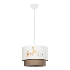 glo-204-0008-204_0008_3 GLOBOSTAR® GIRAFFE 204-0008 ΠΑΙΔΙΚΟ ΚΡΕΜΑΣΤΟ ΦΩΤΙΣΤΙΚΟ ΦΙΓΟΥΡΑ ΜΟΝΟΦΩΤΟ 1 X E27 IP20 ΛΕΥΚΟ & ΓΚΡΙ ΥΦΑΣΜΑ - Μ30 X Π30 X Υ70CM