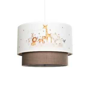 glo-204-0008-895600_204_0008_0 GLOBOSTAR® GIRAFFE 204-0008 ΠΑΙΔΙΚΟ ΚΡΕΜΑΣΤΟ ΦΩΤΙΣΤΙΚΟ ΦΙΓΟΥΡΑ ΜΟΝΟΦΩΤΟ 1 X E27 IP20 ΛΕΥΚΟ & ΓΚΡΙ ΥΦΑΣΜΑ - Μ30 X Π30 X Υ70CM