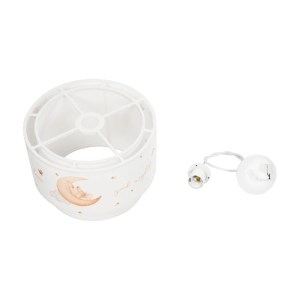 glo-204-0011-204_0011_10 GLOBOSTAR® MOON 204-0011 ΠΑΙΔΙΚΟ ΚΡΕΜΑΣΤΟ ΦΩΤΙΣΤΙΚΟ ΦΙΓΟΥΡΑ ΜΟΝΟΦΩΤΟ 1 X E27 IP20 ΛΕΥΚΟ ΥΦΑΣΜΑ - Μ30 X Π30 X Υ70CM