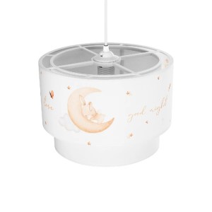 glo-204-0011-204_0011_6 GLOBOSTAR® MOON 204-0011 ΠΑΙΔΙΚΟ ΚΡΕΜΑΣΤΟ ΦΩΤΙΣΤΙΚΟ ΦΙΓΟΥΡΑ ΜΟΝΟΦΩΤΟ 1 X E27 IP20 ΛΕΥΚΟ ΥΦΑΣΜΑ - Μ30 X Π30 X Υ70CM