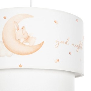 glo-204-0011-204_0011_7 GLOBOSTAR® MOON 204-0011 ΠΑΙΔΙΚΟ ΚΡΕΜΑΣΤΟ ΦΩΤΙΣΤΙΚΟ ΦΙΓΟΥΡΑ ΜΟΝΟΦΩΤΟ 1 X E27 IP20 ΛΕΥΚΟ ΥΦΑΣΜΑ - Μ30 X Π30 X Υ70CM