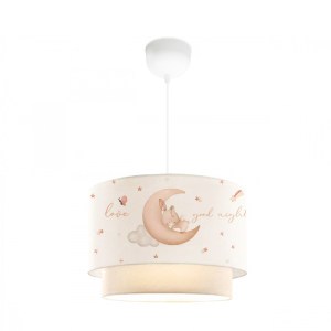 glo-204-0011-227733__0 GLOBOSTAR® MOON 204-0011 ΠΑΙΔΙΚΟ ΚΡΕΜΑΣΤΟ ΦΩΤΙΣΤΙΚΟ ΦΙΓΟΥΡΑ ΜΟΝΟΦΩΤΟ 1 X E27 IP20 ΛΕΥΚΟ ΥΦ