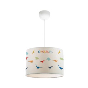 glo-204-0014-ayd_3527_0 GLOBOSTAR® DINO 204-0014 ΠΑΙΔΙΚΟ ΚΡΕΜΑΣΤΟ ΦΩΤΙΣΤΙΚΟ ΦΙΓΟΥΡΑ ΜΟΝΟΦΩΤΟ 1 X E27 IP20 ΛΕΥΚΟ ΥΦ
