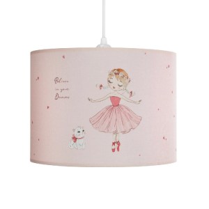 glo-204-0015-204_0015_4 GLOBOSTAR® BALLERINA 204-0015 ΠΑΙΔΙΚΟ ΚΡΕΜΑΣΤΟ ΦΩΤΙΣΤΙΚΟ ΦΙΓΟΥΡΑ ΜΟΝΟΦΩΤΟ 1 X E27 IP20 ΡΟΖ ΥΦΑΣΜΑ - Μ28 X Π28 X Υ70CM