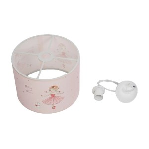 glo-204-0015-204_0015_9 GLOBOSTAR® BALLERINA 204-0015 ΠΑΙΔΙΚΟ ΚΡΕΜΑΣΤΟ ΦΩΤΙΣΤΙΚΟ ΦΙΓΟΥΡΑ ΜΟΝΟΦΩΤΟ 1 X E27 IP20 ΡΟΖ ΥΦΑΣΜΑ - Μ28 X Π28 X Υ70CM