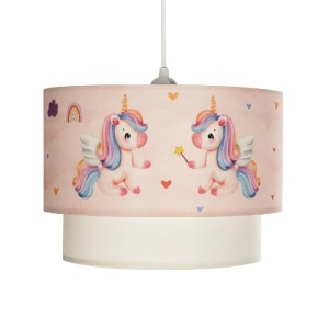 glo-204-0016-204_0016_4 GLOBOSTAR® PONY 204-0016 ΠΑΙΔΙΚΟ ΚΡΕΜΑΣΤΟ ΦΩΤΙΣΤΙΚΟ ΦΙΓΟΥΡΑ ΜΟΝΟΦΩΤΟ 1 X E27 IP20 ΡΟΖ ΥΦΑΣΜΑ - Μ30 X Π30 X Υ70CM